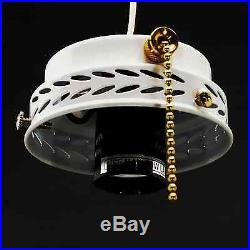 Ceiling Fan Kit 1 Light White 3.25 Fitter with Brass Thumb Screws _236-L01