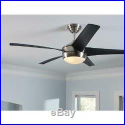 Ceiling Fan LED Light Kit 52 in. Indoor Remote Control Brushed-Nickel