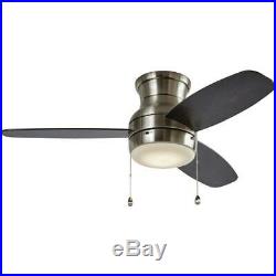 Ceiling Fan Light Kit 44 in. 3-Blades Reversible Motor Dry Rated Flush Mount
