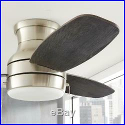 Ceiling Fan Light Kit 44 in. 3-Blades Reversible Motor Dry Rated Flush Mount