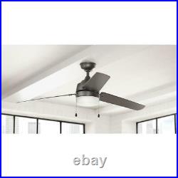 Ceiling Fan Light Kit 60 in. LED Indoor/Outdoor Natural Iron Industrial 3-Blades