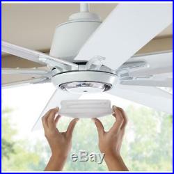 Ceiling Fan Light Kit 72 in. LED 8-Blades 9-Speed Dimmable Remote Controlled