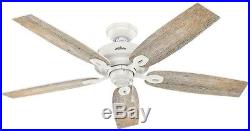 Ceiling Fan Light Kit Crown Canyon 52 In. LED Outdoor Home Decor Fresh White