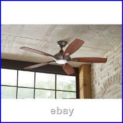 Ceiling Fan Light Kit Remote Control Integrated LED Etched Oil Rubbed Bronze