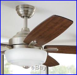 Ceiling Fan Sudler Ridge Indoor Brushed Nickel Light Kit Dimmable Remote Control