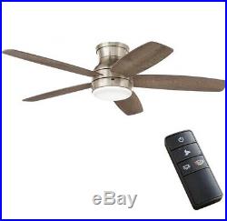 Ceiling Fan with Integrated LED Light Kit 52 Brushed Nickel Remote Color Changing