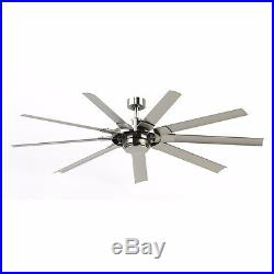 Ceiling Fan with Integrated Light Kit and Remote 9-Blade Commercial Residential