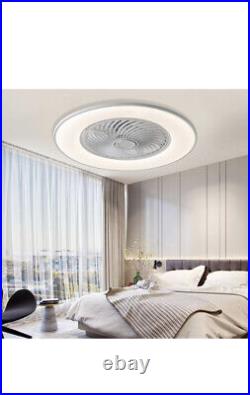 Ceiling Fan with Light -Ceiling Fan Flush Mount- Low Profile 22 Ceiling Fan wit