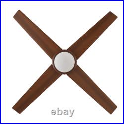 Ceiling Fan with Light Remote Control 52 Inch LED Indoor Kit Distressed Koa