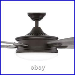 Ceiling Fans With Light Kit Compatible Reversible Blade/Motor Plywood in Bronze