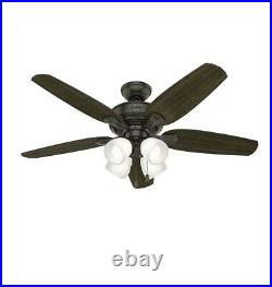 Channing II LED Indoor Ceiling Fan Light Kit 52 Noble Bronze 3380 CFM 9 Watt