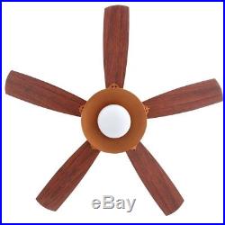 Copperhead 52 in. Indoor/Outdoor Weathered Copper Ceiling Fan with Light Kit and
