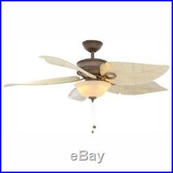 Costa Mesa 56 In Led Indoor Outdoor Weathered Zinc Ceiling Fan With Light Kit