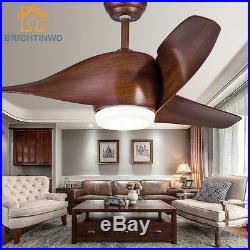 Country Style Ceiling Fan Light 52'' Flush Mount Kit with Remote Control