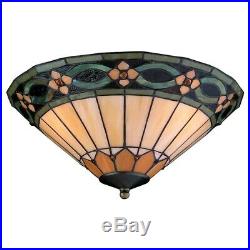 Craftmade Elegance Bowl Light Kit with Jeweled Tiffany Style Glass LKE116-LED