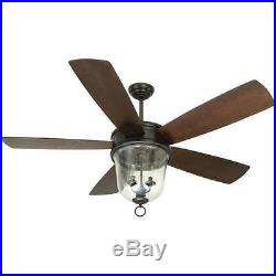 Craftmade FB60OBG5 Fredericksburg 60 Outdoor Ceiling Fan, Remote And Light Kit