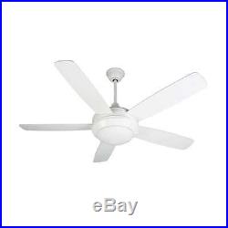 Craftmade HE52W5 Helios 52 Ceiling Fan With Pull Chain And Light Kit