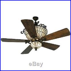 Craftmade K10659 Cortana 54 Ceiling Fan With Remote And Light Kit