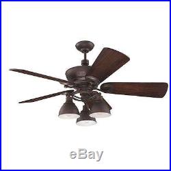 Craftmade K11066 Timarron 54 Ceiling Fan With Remote And Light Kit
