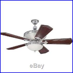 Craftmade K11251 Saratoga 56 Ceiling Fan With Remote And Light Kit