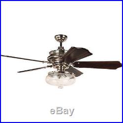 Craftmade K11262 Townsend 56 Ceiling Fan With Remote And Light Kit