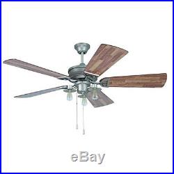 Craftmade TRE545 Pewter 54 5 Blade Indoor Ceiling Fan Blades and Light Kit