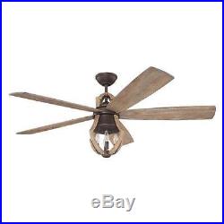 Craftmade WIN56ABZWP5 Winton 56 Ceiling Fan With Remote And Light Kit