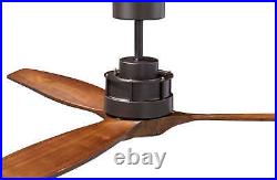 DC ceiling fan with remote Airfusion Akmani Oil Rubbed Bronze & Koa 152 cm 60