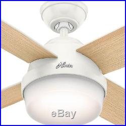 Dempsey Ceiling Fan Light Kit and Universal Remote 52 in. LED Indoor Fresh White