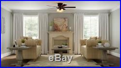 Eastvale 52 in. Indoor Berre Walnut Ceiling Fan with Light Kit Elegant Room