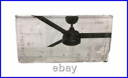 FANIMATION Xeno Wet 56in LED Indoor/Outdoor Black Ceiling Fan withLight Kit+Remote