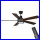 Fanelee White Color Changing LED Bronze Smart Ceiling Fan with Light Kit