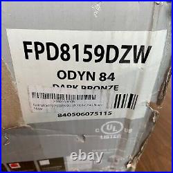Fanimation FPD8159DZW 84 Inch Odyn Ceiling Fan with LED Light Kit, Dark Bronze