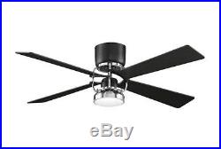 Fanimation FPS6225BL Camview 4 Blade Indoor Ceiling Fan with Light Kit and Remot