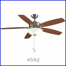 Fanimation Fans-FP6285BBN-Aire Deluxe 52 Ceiling Fan With Light Kit Brushed