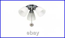 Fantasia ceiling fan light kit Amalfi selectable housing colour
