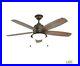 H D Ackerly 52 in. Integrated LED Indoor/Outdoor Bronze Ceiling Fan with Light Kit