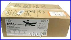 HAMPTON BAY Thorton 52 in Ceiling Fan/Light Kit and Remote Control YG182-GM