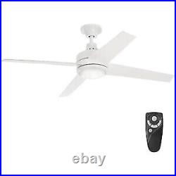 HDC 54727 Mercer 52 in. Integrated LED Indoor White Ceiling Fan Light Kit Remote