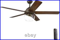 HDC 59256 Avonbrook 56 LED Bronze Ceiling Fan with Light Kit and Remote