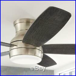 HDC Ashby Park 52 LED Brushed Nickel Ceiling Fan with Light Kit & Remote