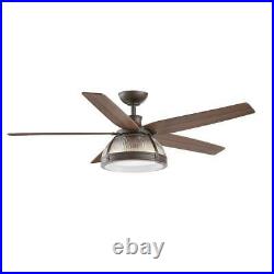 HDC Belford 52'' LED Outdoor Oil Rubbed Bronze Ceiling Fan with Light Kit & Remote