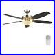 HDC Connor 54 in. LED Satin Nickel Ceiling Fan with Light Kit and Remote