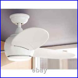HDC Hedley 54 Integrated LED Indoor White Ceiling Fan with Light Kit and Remote