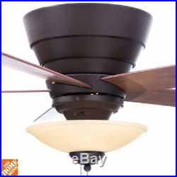 Hampton Bay Andross 48 in. Indoor Oil-Rubbed Bronze Ceiling Fan with Light Kit