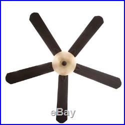 Hampton Bay Asbury 60 in. LED Indoor Oil Rubbed Bronze Ceiling Fan With Light Kit