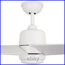 Hampton Bay Ceiling Fan Light Kit Remote Control Integrated LED 54-Inch White