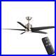 Hampton Bay Ceiling Fan With Light Kit And Remote LED 54-Inch Brushed Nickel