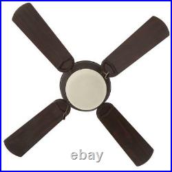 Hampton Bay Courtney 42 in. Indoor Oil Rubbed Bronze Ceiling Fan with Light Kit