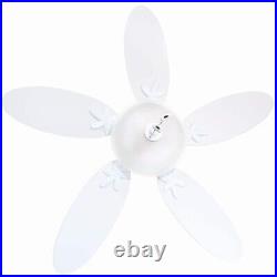 Hampton Bay Harper II 44 in. With Light Kit LED White Ceiling Fan